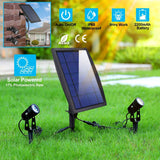 Twin Solar Spotlight Outdoor Light Outdoor Lighting - Tophatter Daily Deals