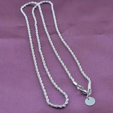 Twist Rope Chain Necklace Women's Jewelry Accessory Necklaces - Tophatter Daily Deals
