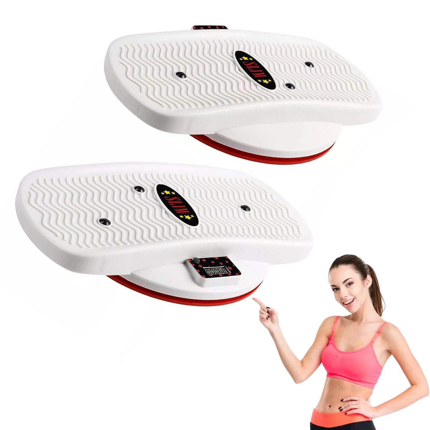 Twist Exercise Disc - 2x Twisting Waist Disc Split Twist Board With Counter Foot Massage Balance Yoga Exercise & Fitness - Tophatter Daily Deals
