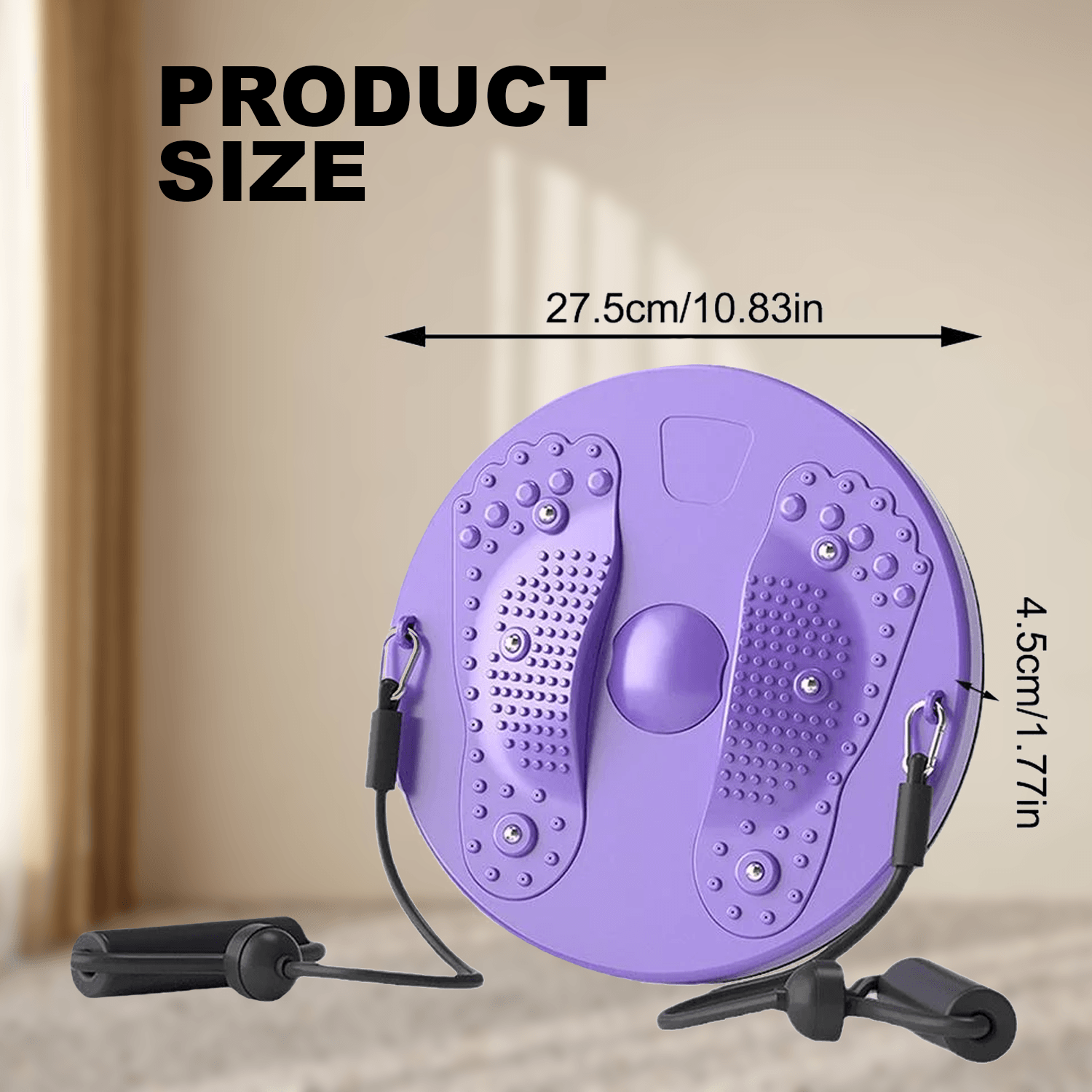 Waist Twisting Disc - Twist Board Foot Massage Home Fitness Exercise Equipment Exercise & Fitness - Tophatter Daily Deals