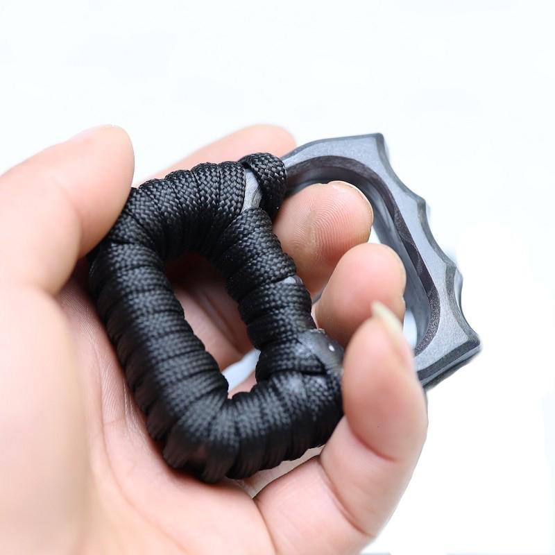One Pair ABS Plastic Two Finger Brass Knuckles Brass Knuckles - Tophatter Daily Deals