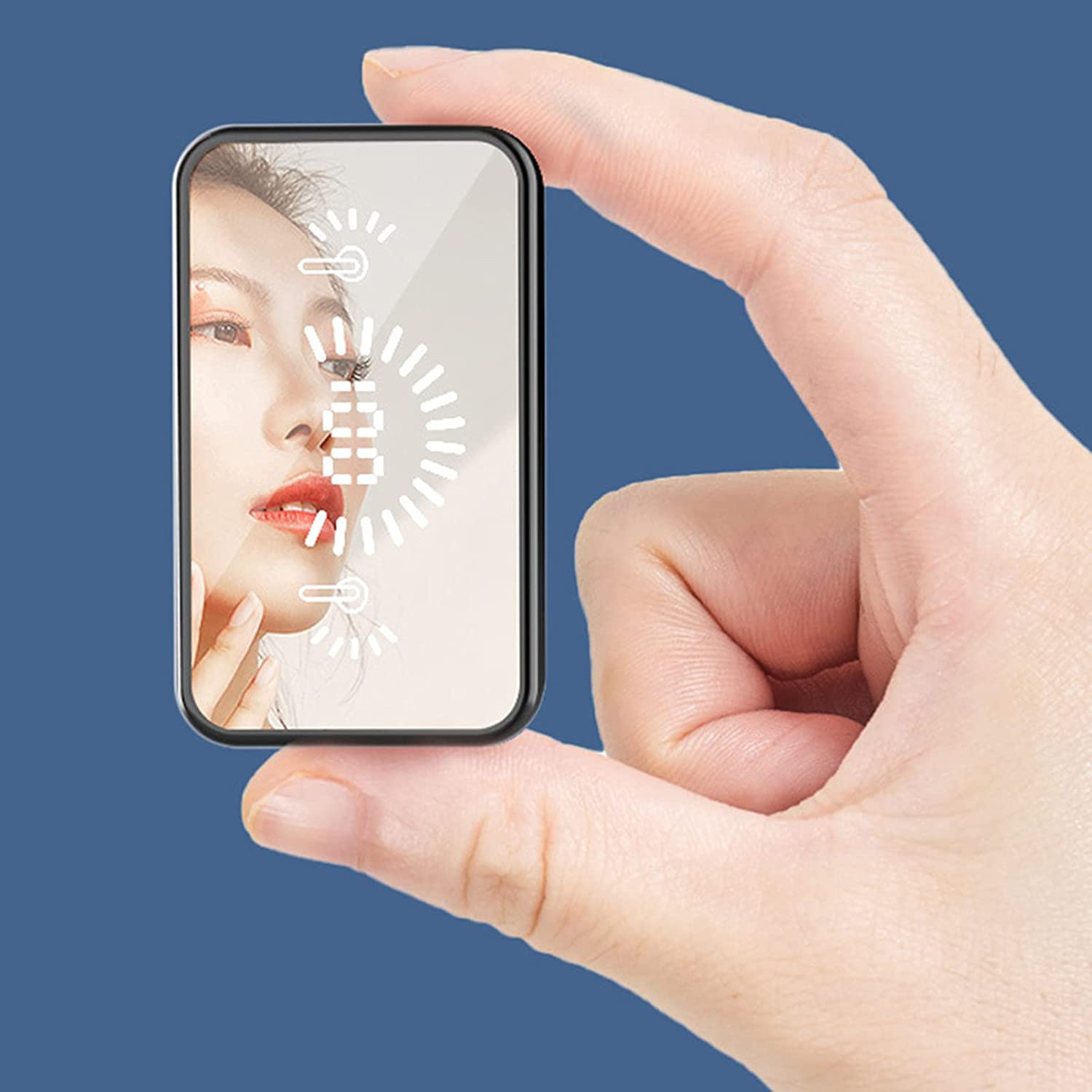 TWS Bluetooth 5.1 Earphones Mirror Screen Display In-Ear Headphones - Tophatter Daily Deals