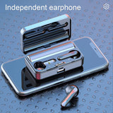 TWS Bluetooth 5.1 Earphones Mirror Screen Display In-Ear Headphones - Tophatter Daily Deals