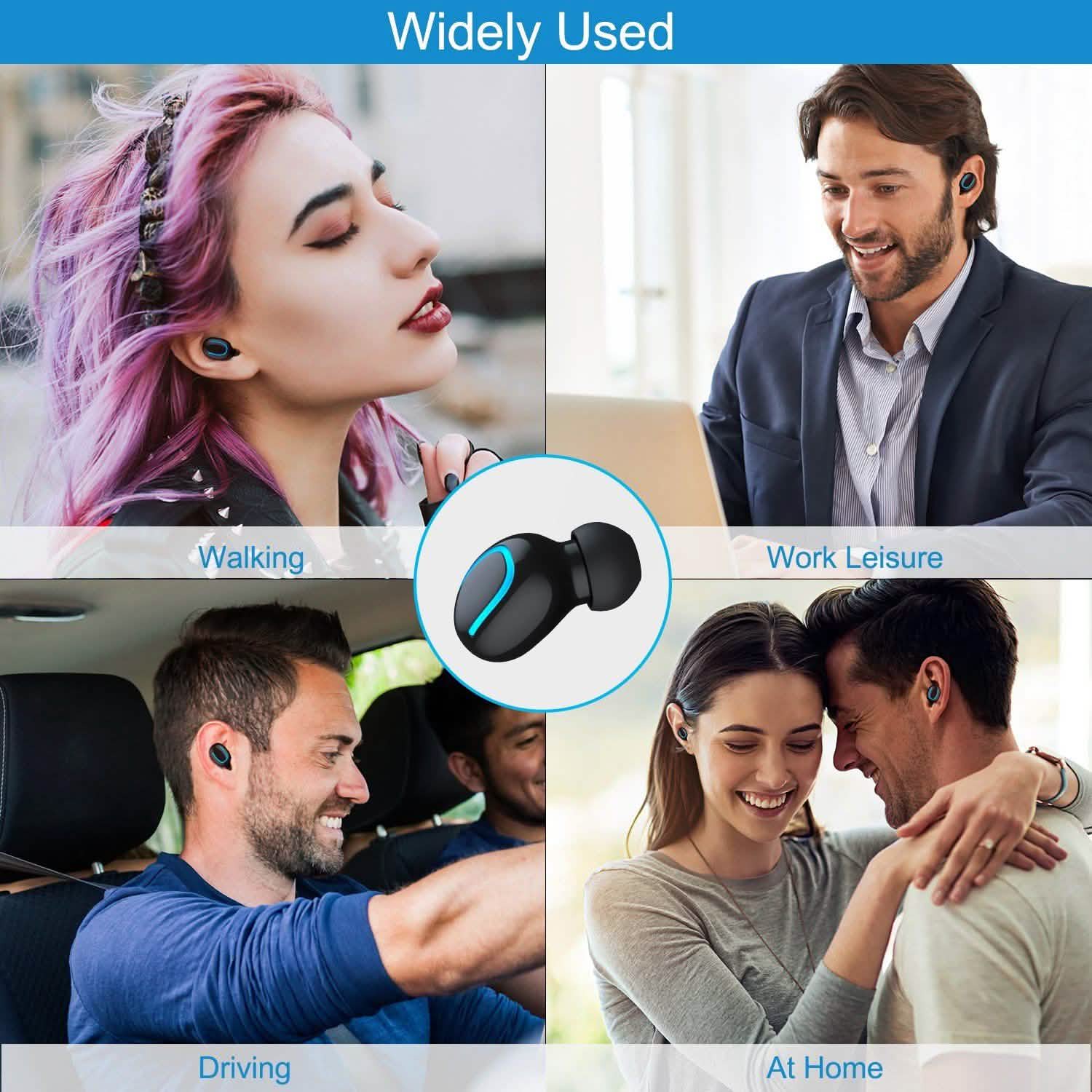 TWS Wireless 5.0 Earbuds Headphones - Tophatter Daily Deals