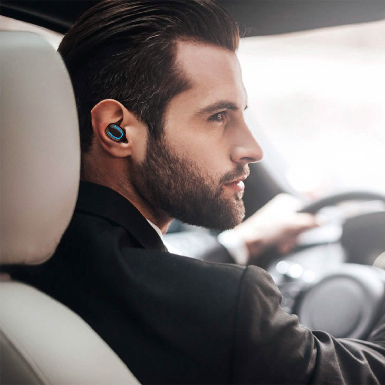 TWS Wireless 5.0 Earbuds Headphones - Tophatter Daily Deals