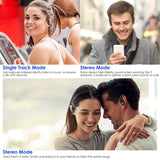 TWS Wireless 5.0 Earbuds In-Ear Stereo Headset Headphones - Tophatter Daily Deals