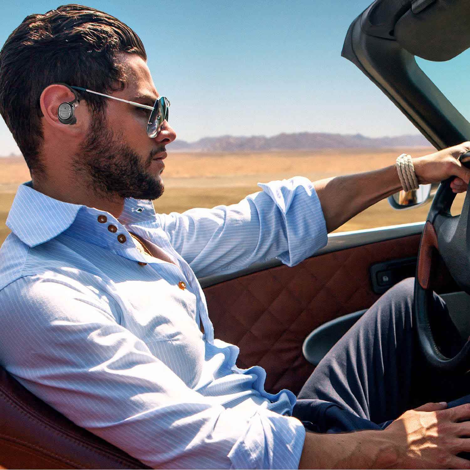 TWS Wireless 5.0 Earbuds IPX4 Touch In-Ear Stereo Earphone Headphones - Tophatter Daily Deals