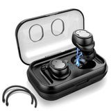 TWS Wireless 5.0 Earbuds IPX4 Touch In-Ear Stereo Earphone In-Ear Headphones - Tophatter Daily Deals
