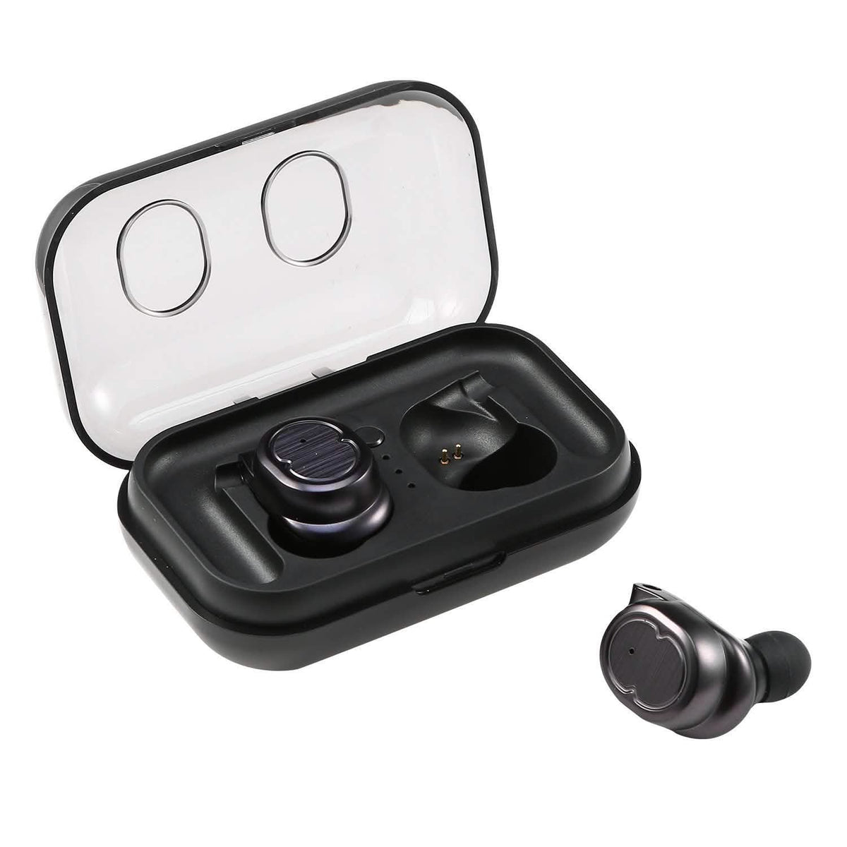 TWS Wireless 5.0 Earbuds IPX4 Touch In-Ear Stereo Earphone In-Ear Headphones - Tophatter Daily Deals