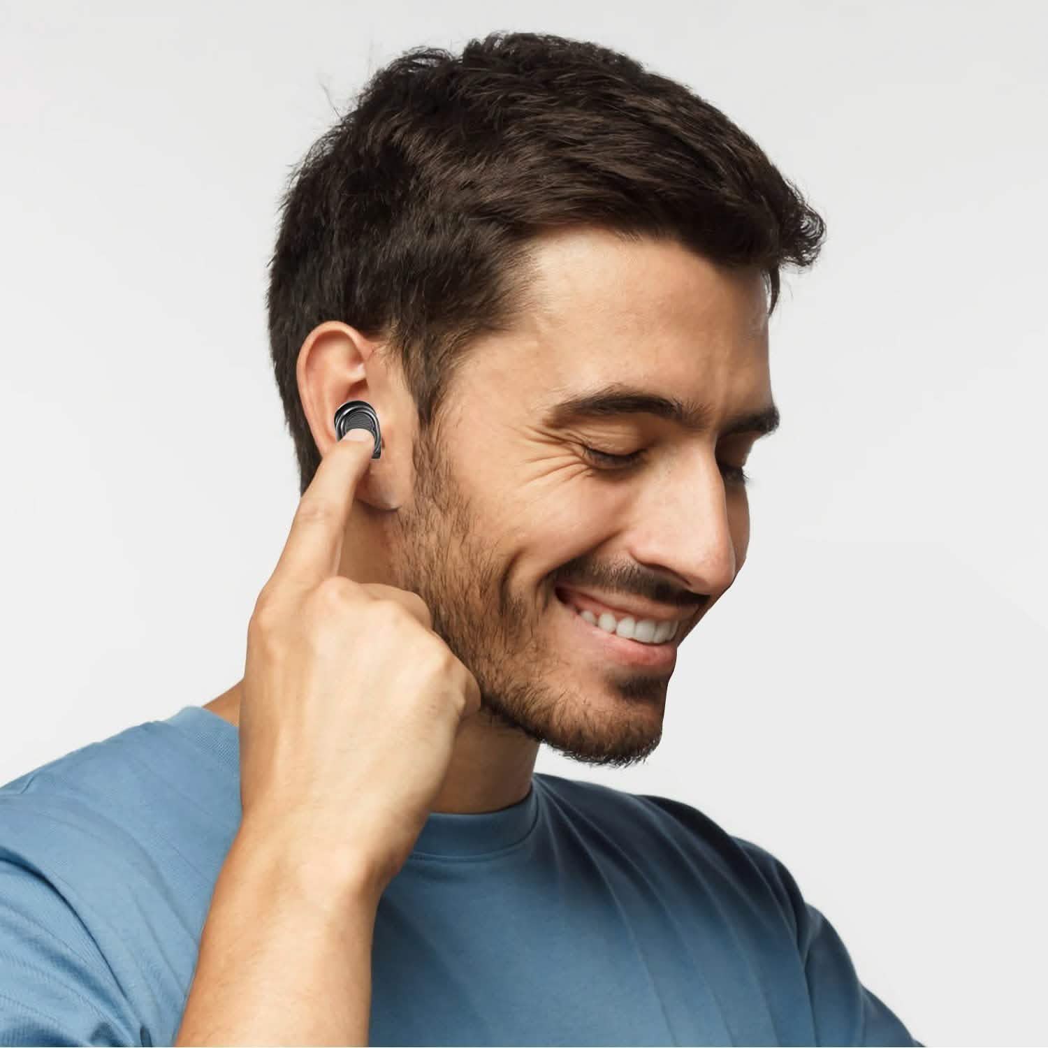TWS Wireless 5.0 Earbuds IPX4 Touch In-Ear Stereo Earphone Headphones - Tophatter Daily Deals