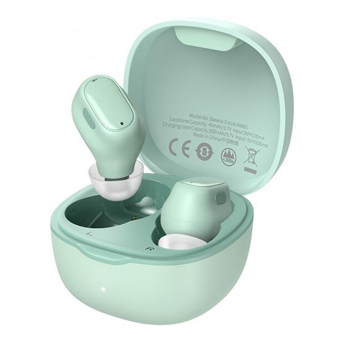 TWS Wireless Bluetooth 5.0 Earphones Green In-Ear Headphones - Tophatter Daily Deals