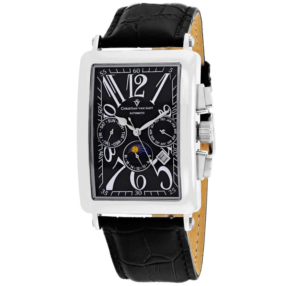 Christian Van Sant Men's Prodigy // CV9130 Black Watches - Tophatter Daily Deals
