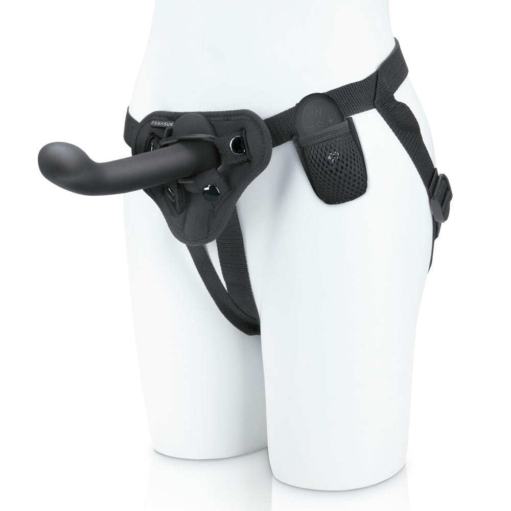 Pegasus 6 Inch Wireless Remote Control Peg with Harness – Vibrating Peg > Dildos > Strap On Dildos - Tophatter Daily Deals