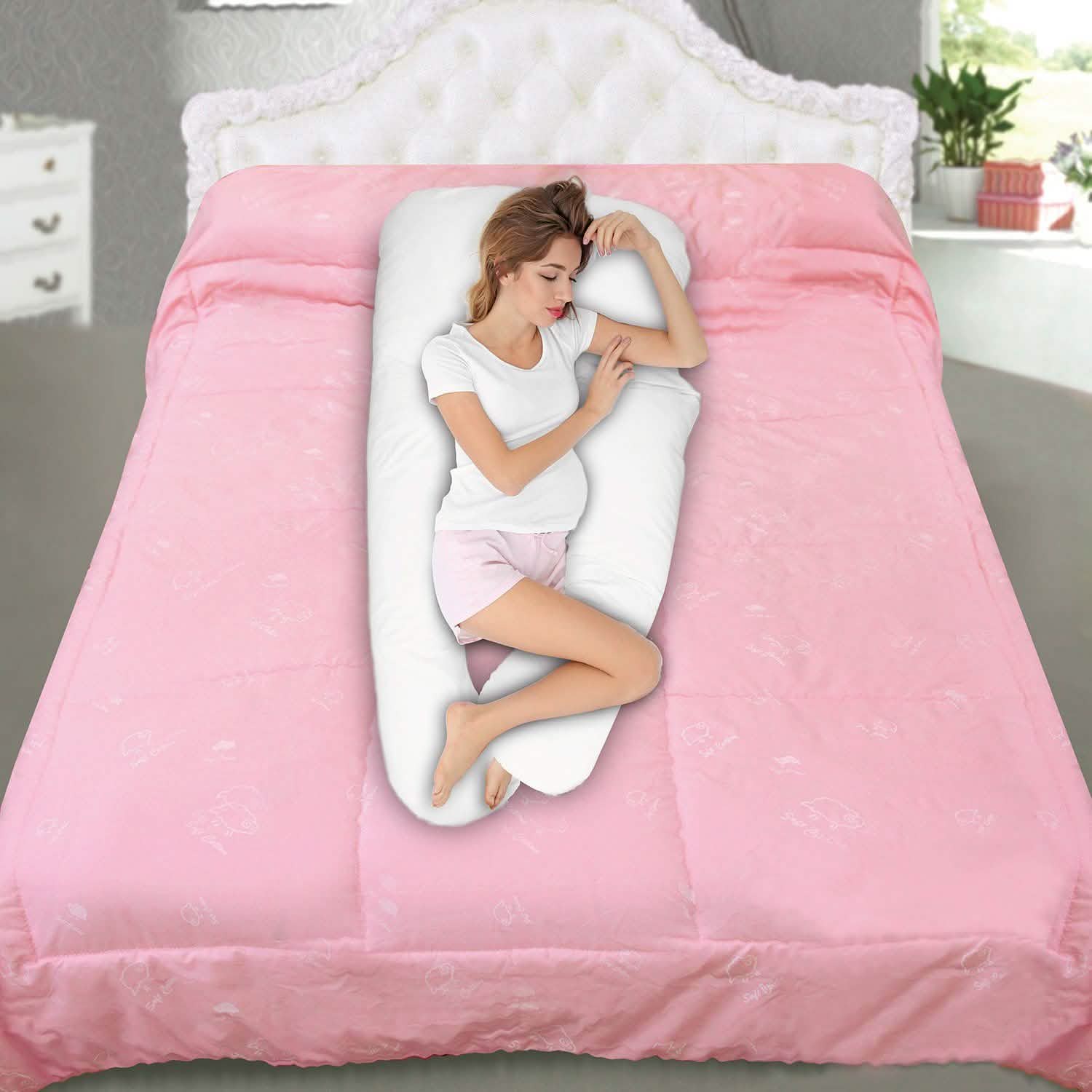 U-Shaped Full Body Pillow Bedding - Tophatter Daily Deals