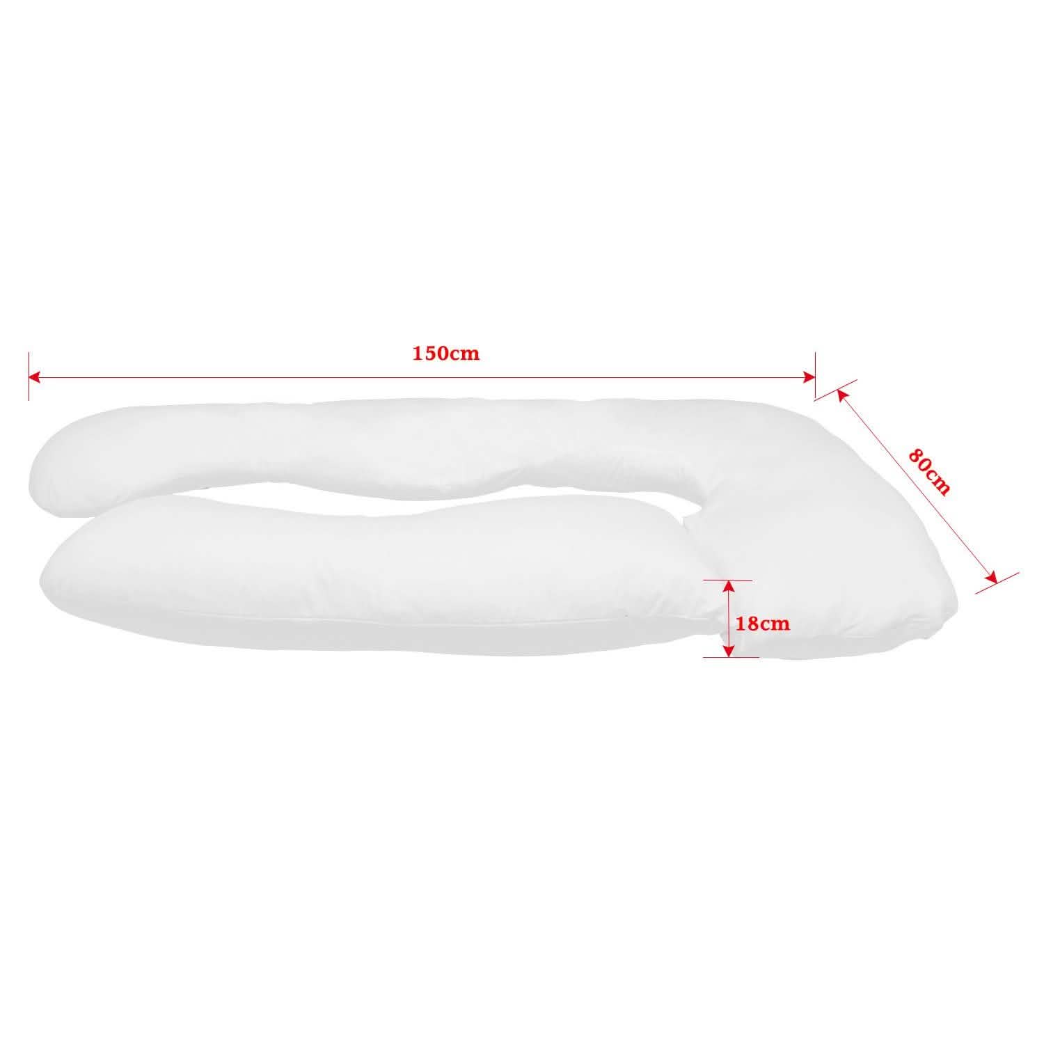 U-Shaped Full Body Pillow Bedding - Tophatter Daily Deals