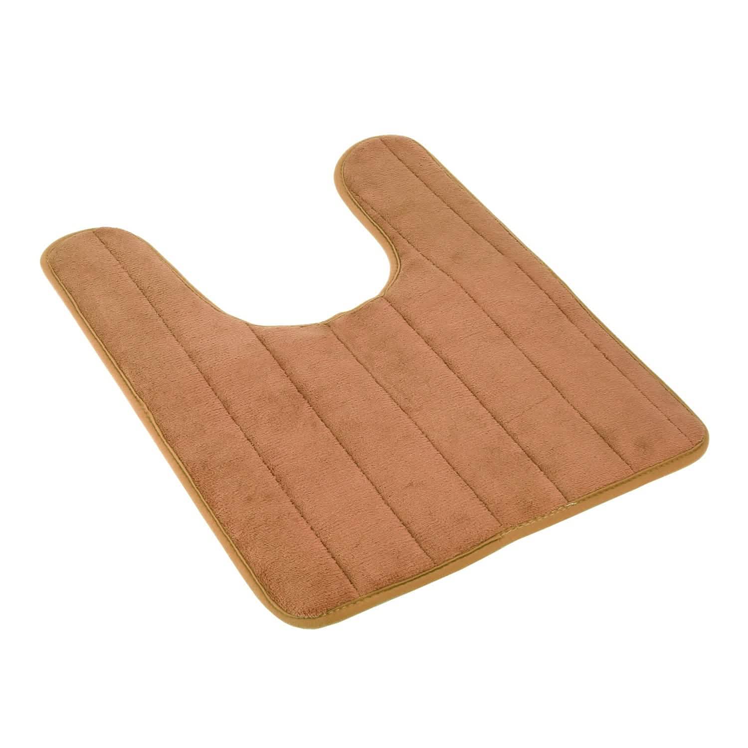 U Shaped Non-slip Toilet Mat Coffee Bath - Tophatter Daily Deals
