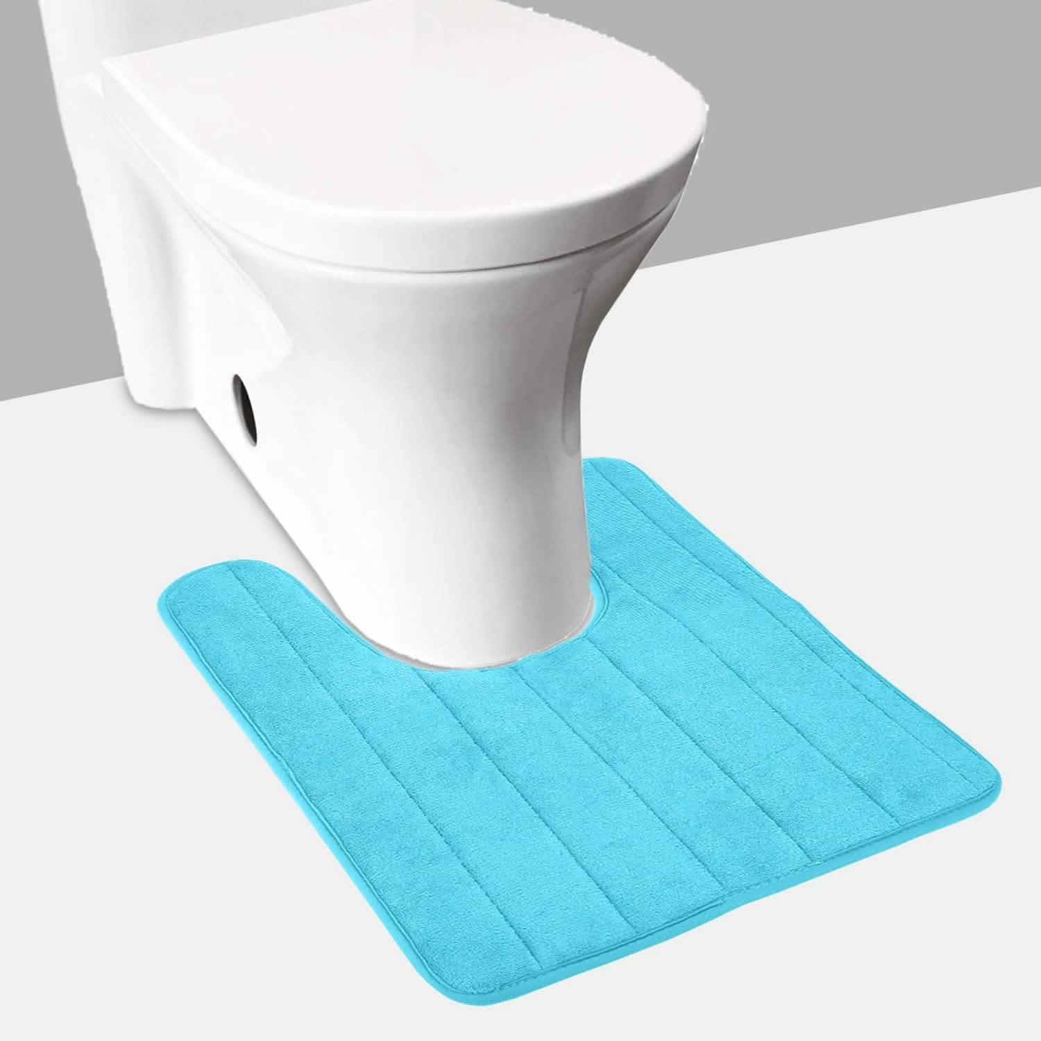 U Shaped Non-slip Toilet Mat Bath - Tophatter Daily Deals