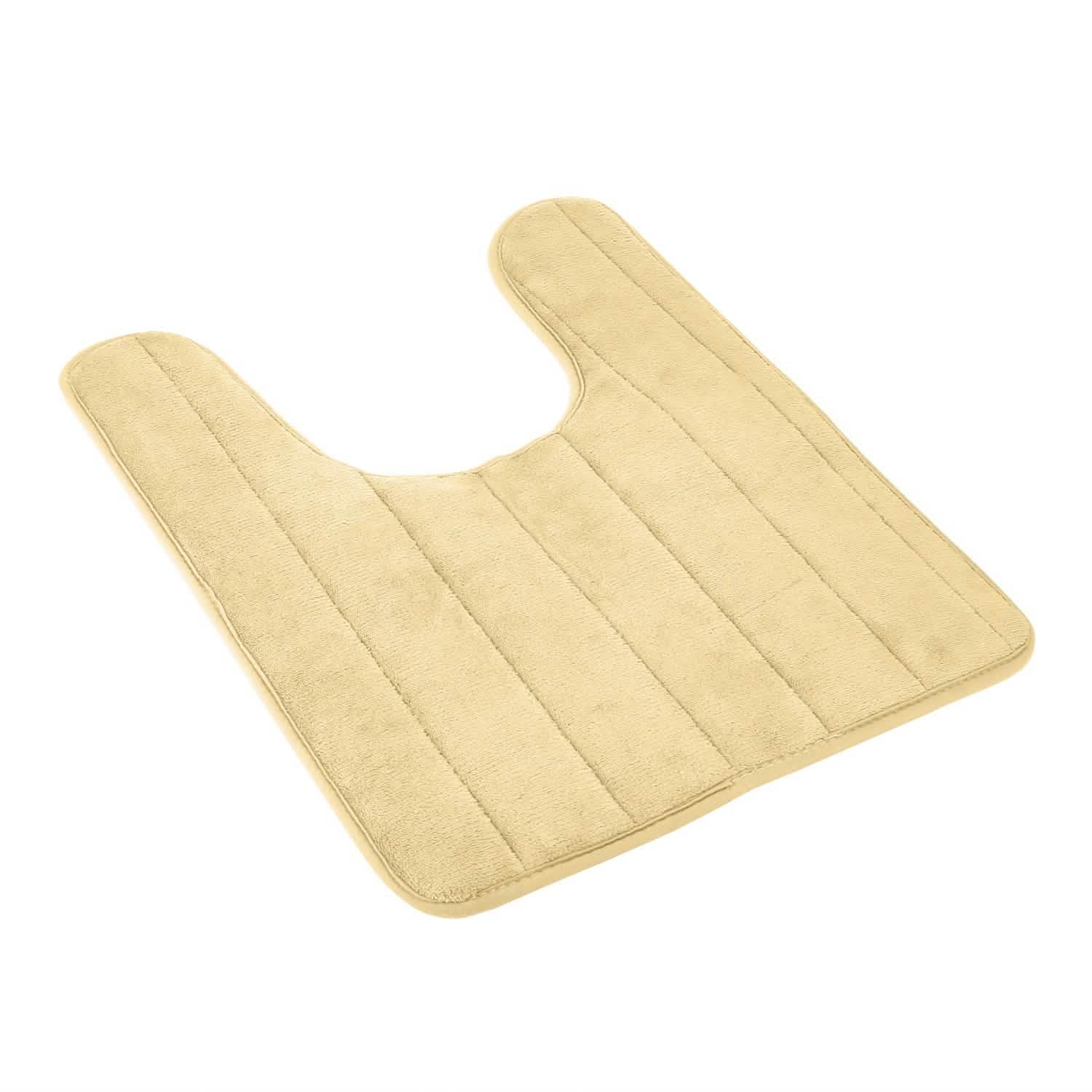 U Shaped Non-slip Toilet Mat Khaki Bath - Tophatter Daily Deals