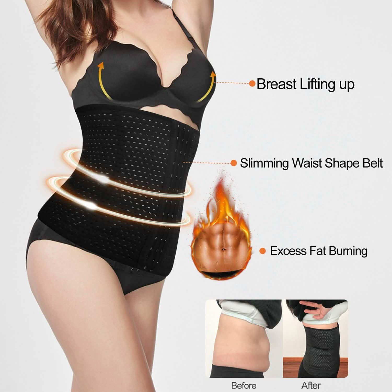U-Shaped Slimming Waist Belt Body Women's Lingerie - Tophatter Daily Deals