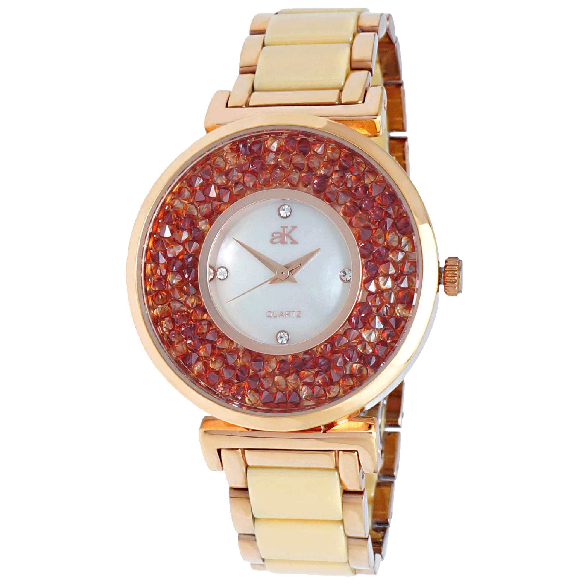 Adee Kaye Women's Pisa // AK8664 Mother of Pearl Watches - Tophatter Daily Deals