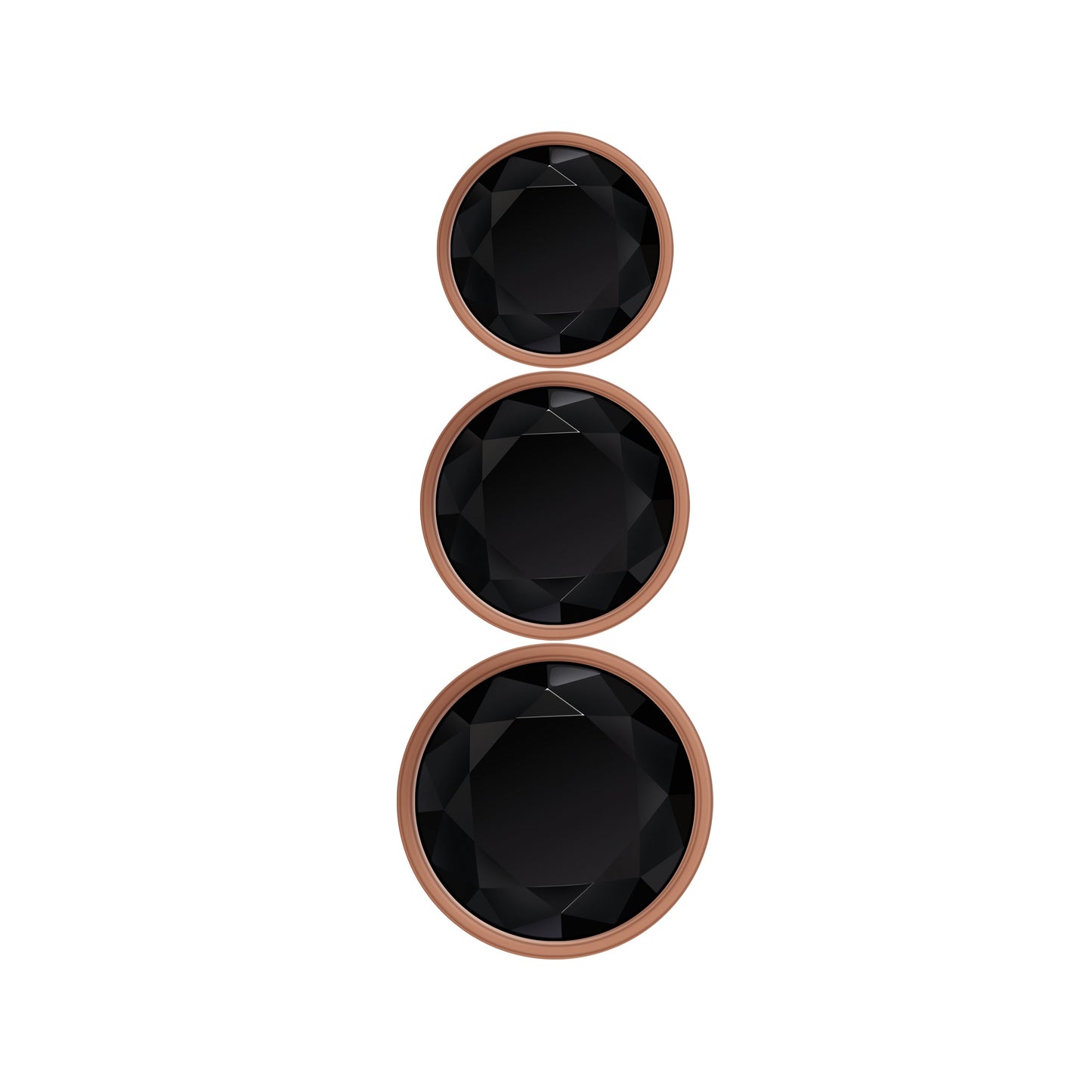 Gender X Gold Digger Set – Metallic Butt Plugs Set of Three Sizes > Anal Range > Butt Plug Kits - Tophatter Daily Deals