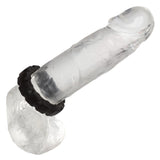Alpha Liquid Silicone Prolong Tread Ring Black 1 Inch Diameter Stretchy Durable Waterproof > Cock Ring > Single - Tophatter Daily Deals