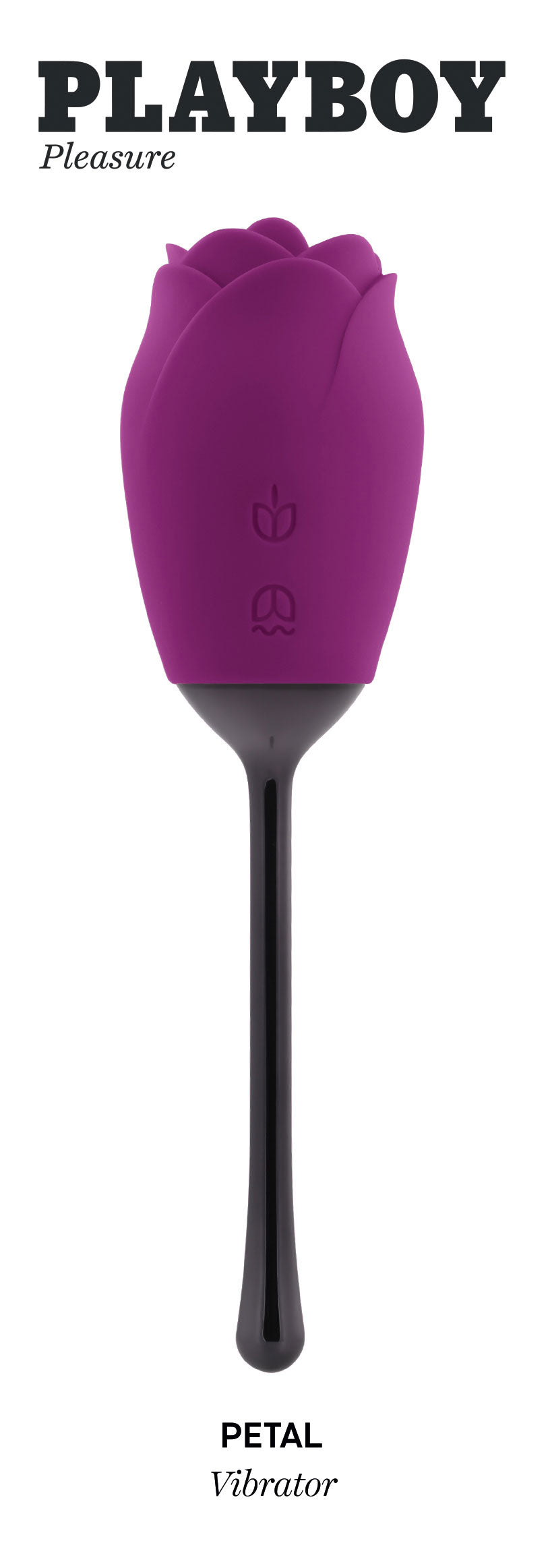 Playboy Pleasure PETAL Vibrator with Tongue-Flicking Head > Sex Toys For Ladies > Rose Stimulators - Tophatter Daily Deals