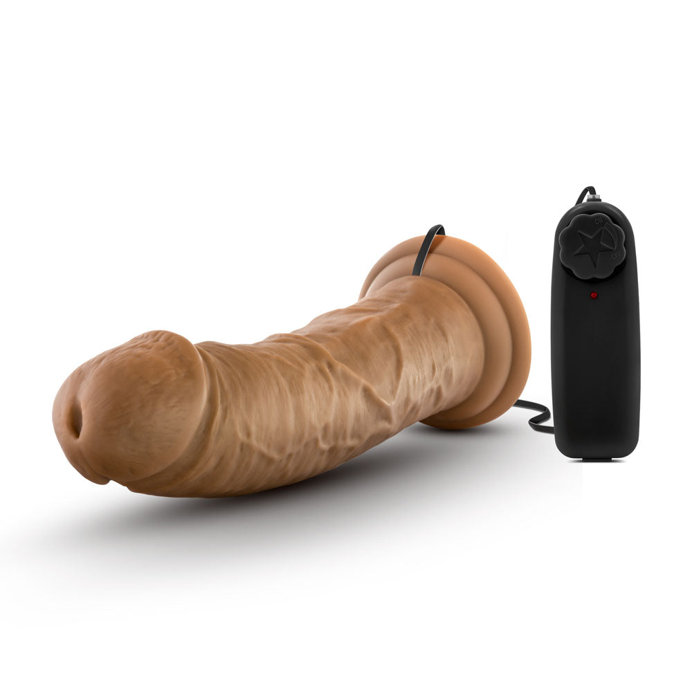 Dr Joe 8 Inch Realistic Vibrating Dildo with Suction Cup Mocha > Vibrators > Realistic Vibrators - Tophatter Daily Deals