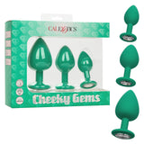 Cheeky Gems Three-Piece Set – Graduated Anal Plugs Set > Anal Range > Butt Plug Kits - Tophatter Daily Deals