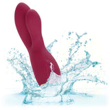 Uncorked Cabernet Dual Massager in Deep Wine Red with 10 Speeds and Silicone Vibrator > Vibrators > Ladies > Rabbit - Tophatter Daily Deals