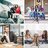 UBeesize 51" Extendable Tripod Stand with Bluetooth Remote Phone Stand - Tophatter Daily Deals