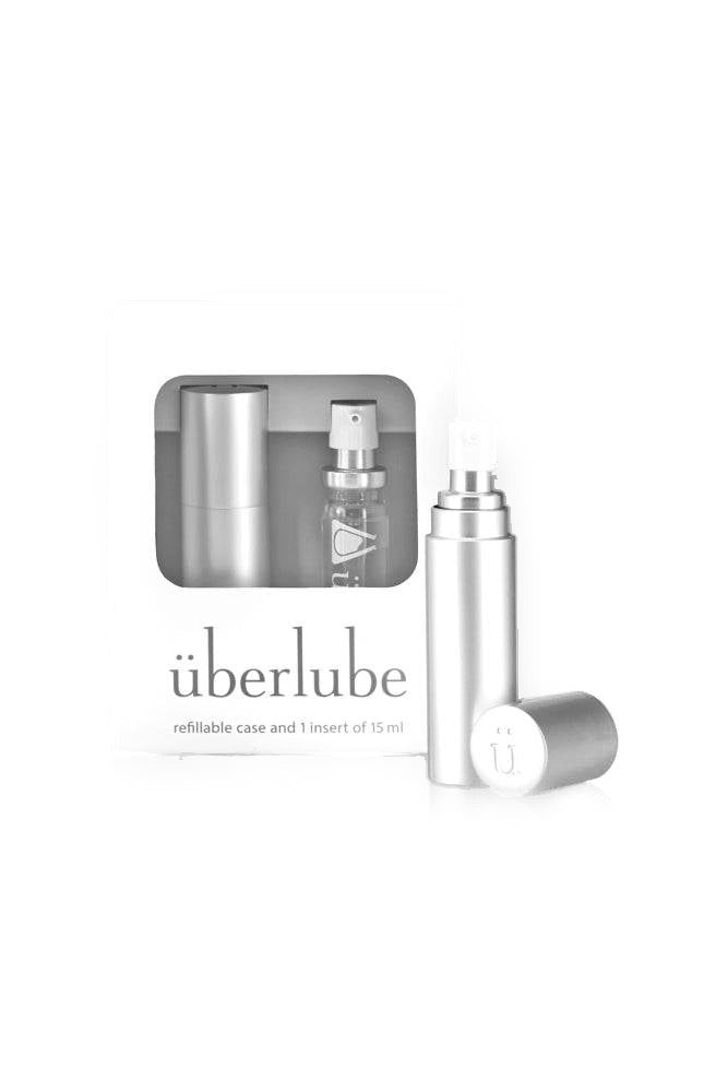 Uberlube - Premium Silicone Lubricant Good-To-Go Traveler - Silver - 15ml Liquid - Tophatter Daily Deals