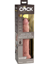 King Cock Elite 9 Inch Dual Density Silicone Vibrating Dildo With Remote > Vibrators > Realistic Vibrators - Tophatter Daily Deals