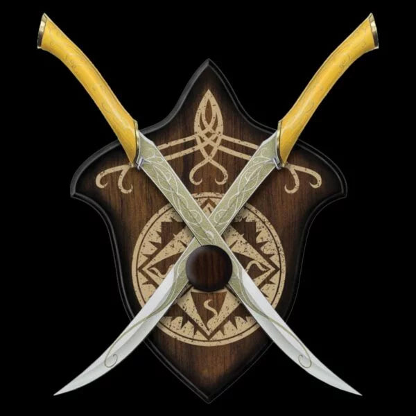 Lord Of The Rings - United Cutlery Officially Licensed Knives Of Legolas SIGNED BY ORLANDO BLOOM!