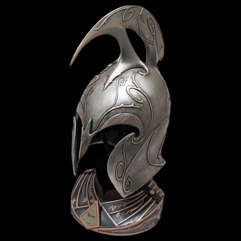 The Hobbit - United Cutlery Officially Licensed Rivendell Elf Helm with stand Helmet - Tophatter Daily Deals