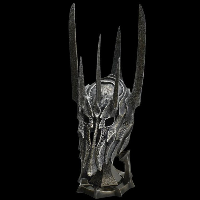 The Lord Of The Rings - United Cutlery Officially Licensed Sauron Helm 1/2 Scale Helmet - Tophatter Daily Deals
