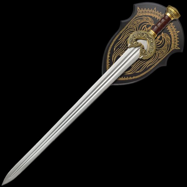 Lord Of The Rings - United Cutlery Officially Licensed King Theoden Herugrim Sword Battle Forged Edition Sword - Tophatter Daily Deals