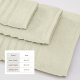 Luxury Combed Cotton Bath Towel Set - Karina Collection Bath - Tophatter Daily Deals