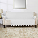 Medallion Solid Furniture Protector - Elenor Collection Sofa White Sand Furniture & Decor - Tophatter Daily Deals