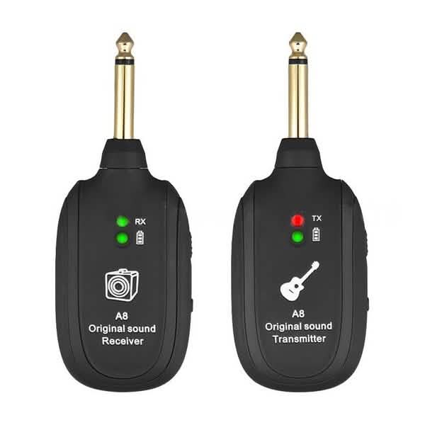 UHF Guitar Wireless System Transmitter Receiver Audio Accessories - Tophatter Daily Deals