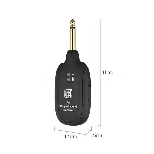 UHF Guitar Wireless System Transmitter Receiver Audio Accessories - Tophatter Daily Deals