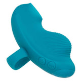 Envy™ Handheld Suction Massager in Teal Blue with 3 Suction Speeds and 7 Vibration Functions > Vibrators > Finger Vibrators - Tophatter Daily Deals