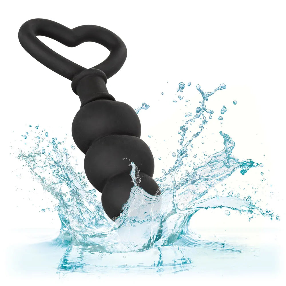 Silicone Love Probe – Graduated Flexible Anal Plug with Heart-Shaped Loop > Anal Range > Anal Probes - Tophatter Daily Deals