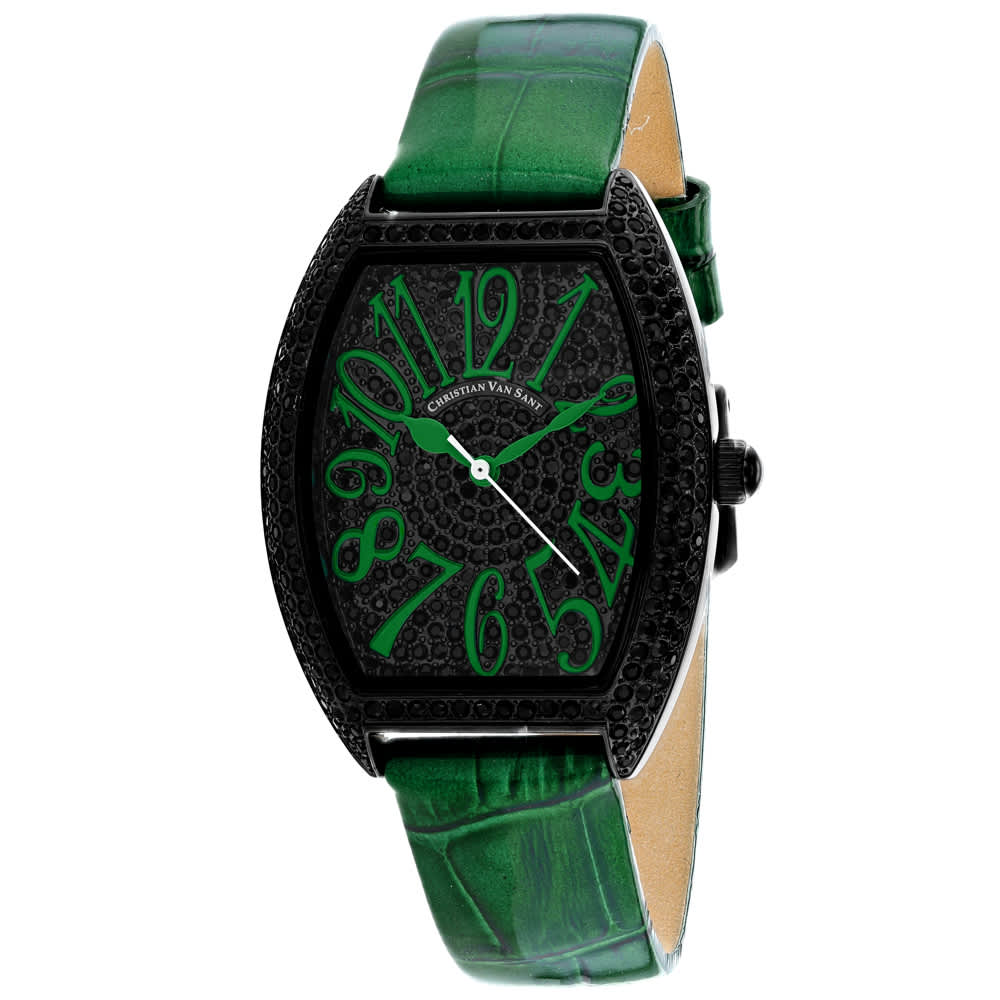 Christian Van Sant Women's Elegant // CV4825 Black Watches - Tophatter Daily Deals