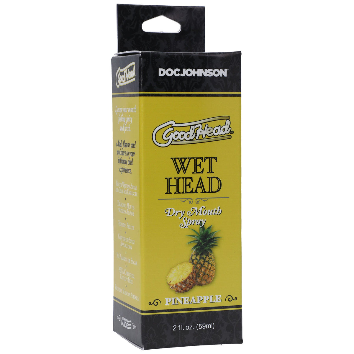 GoodHead Wet Head Pineapple – 59 ml Moisture Spray > Lube > Oral Gels & Sprays - Tophatter Daily Deals