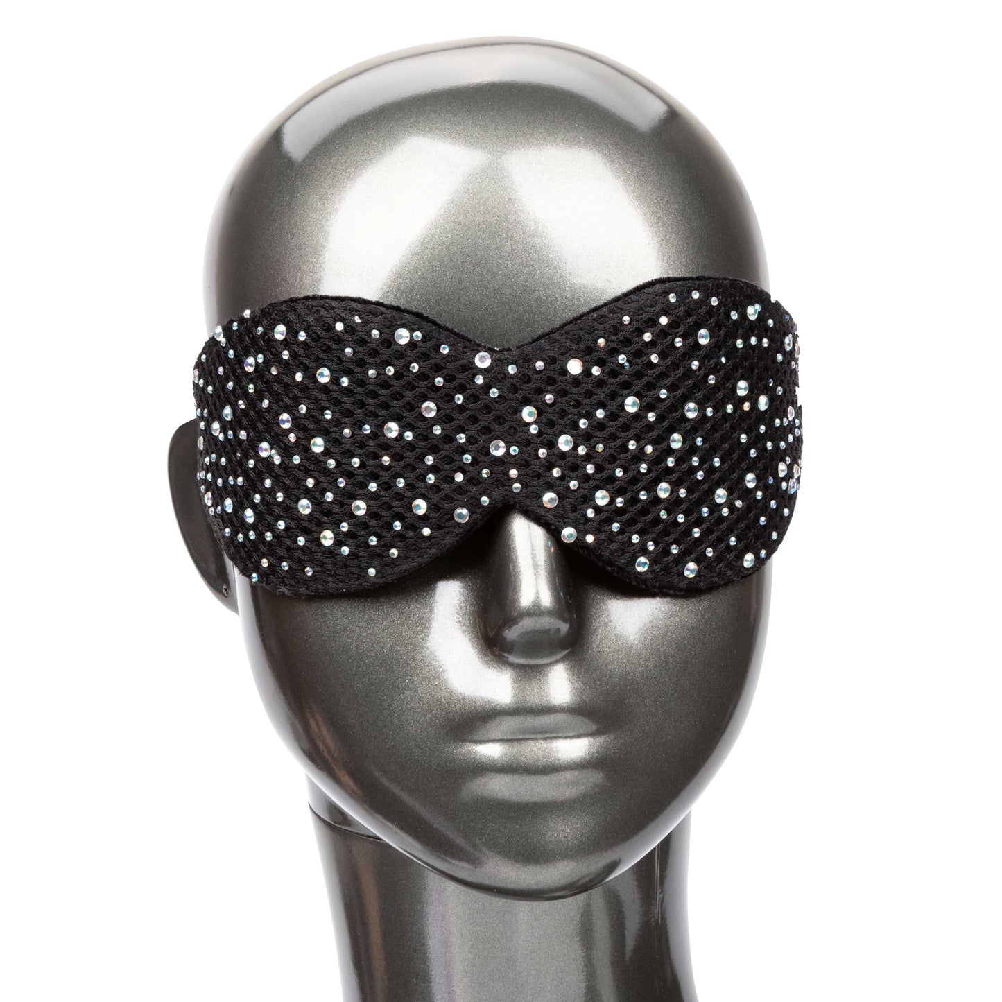 Radiance Blackout Eye Mask with Black Rhinestones and Plush Lining > Bondage Gear > Masks - Tophatter Daily Deals