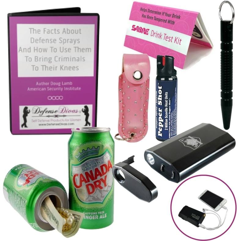 The Ultimate Defense Diva Safety Package Self Defense Kit Package Deals - Tophatter Daily Deals
