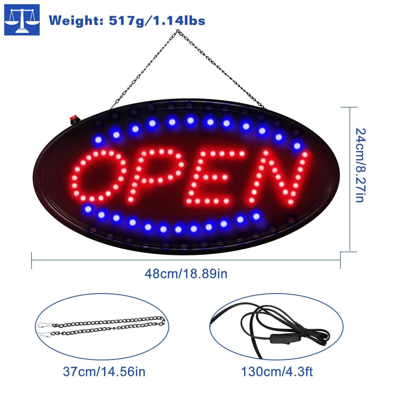 Ultra Bright LED Neon Open Sign School, Office & Art Supplies - Tophatter Daily Deals