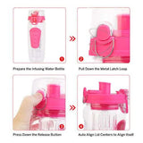 Ultra Portable Fruit Infusing Water Bottle 32oz Wine & Dining - Tophatter Daily Deals