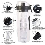 Ultra Portable Fruit Infusing Water Bottle 32oz Wine & Dining - Tophatter Daily Deals
